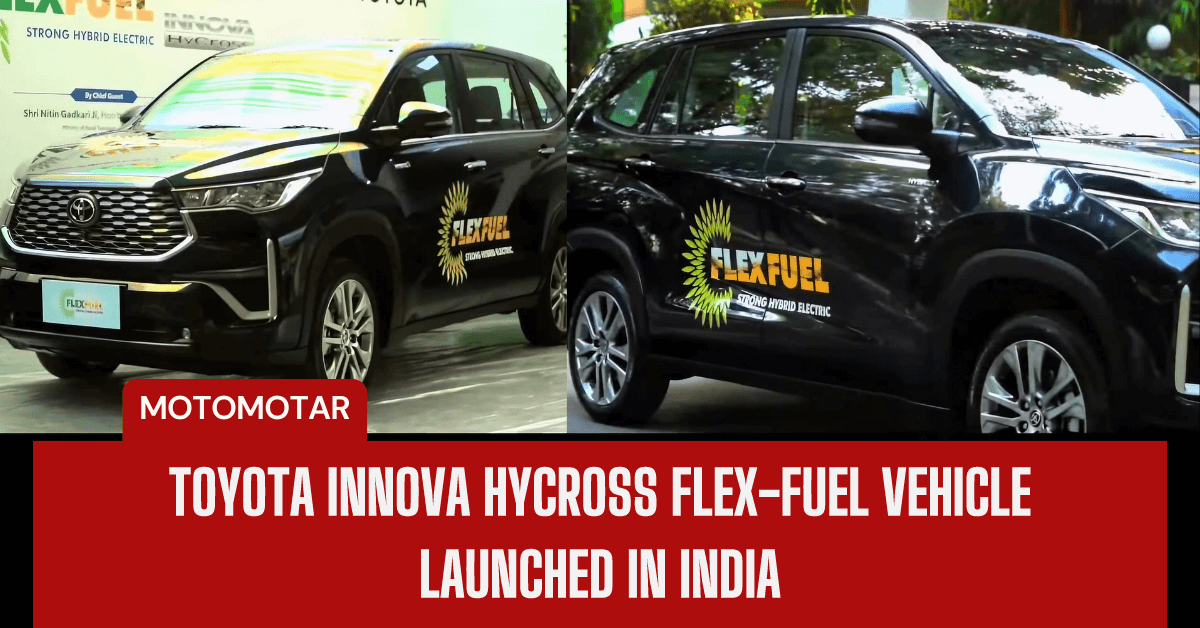 Toyota Innova HyCross Flex Fuel Vehicle