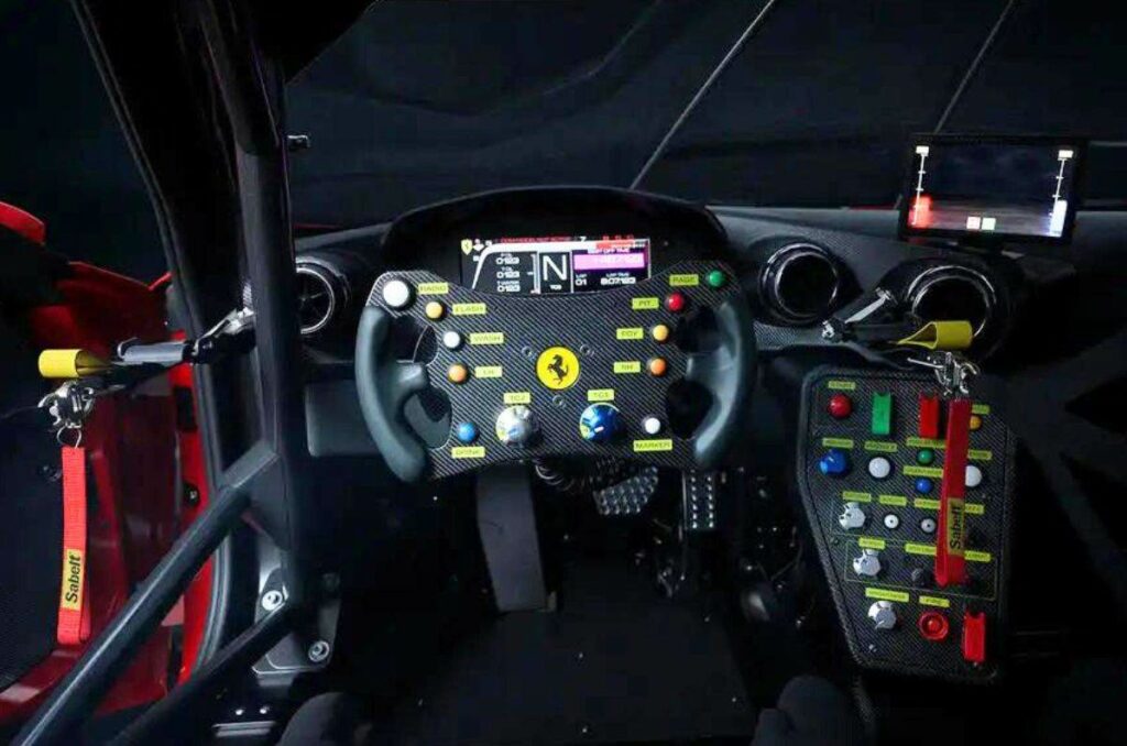 Ferrari 296 Challenge Interior