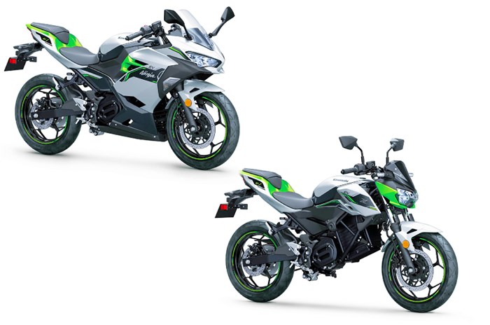 Kawasaki Ninja e 1 and Z e 1 Design