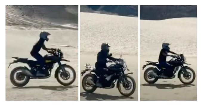 RE Himalayan 452 spotted during AD shoot