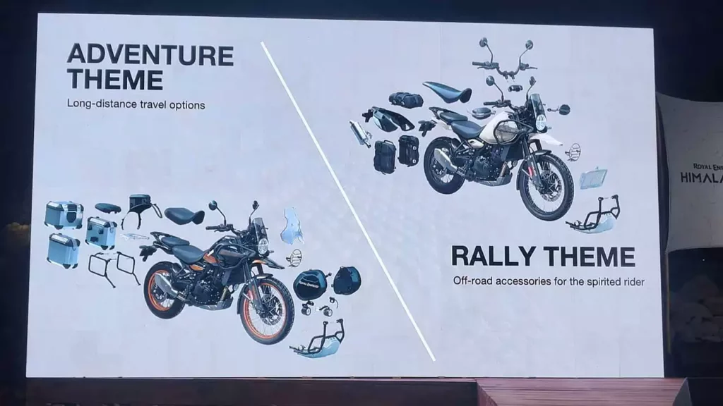 RE himalayan 450 accessories