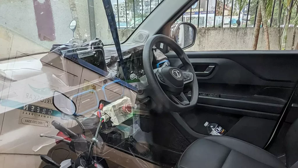 Tata Punch EV interior Spied