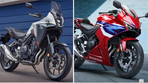 Honda NX400 and CBR400R