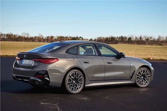 New BMW i4 EV Facelift Debuts rear
