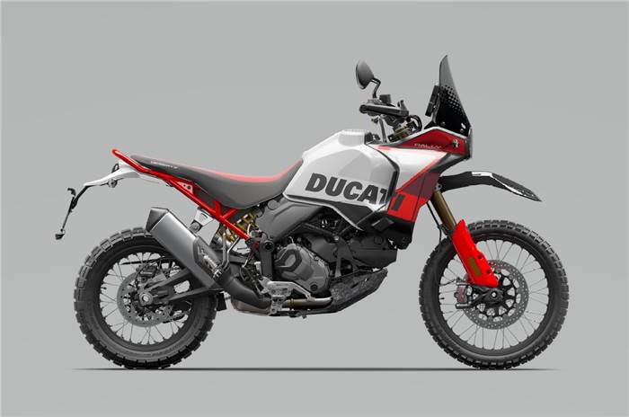 Ducati DesertX Rally India Launch Side