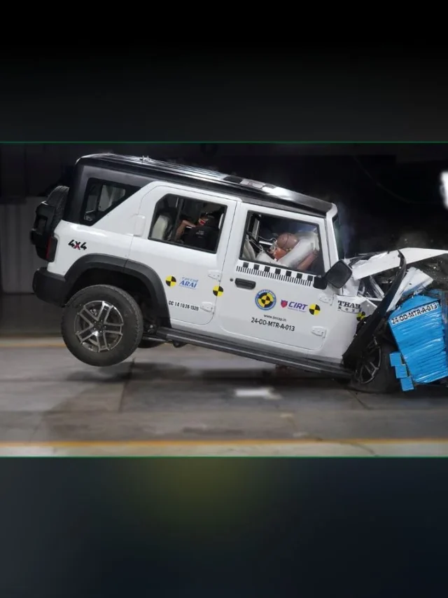 5 Stars for Mahindra Thar Roxx in Bharat NCAP