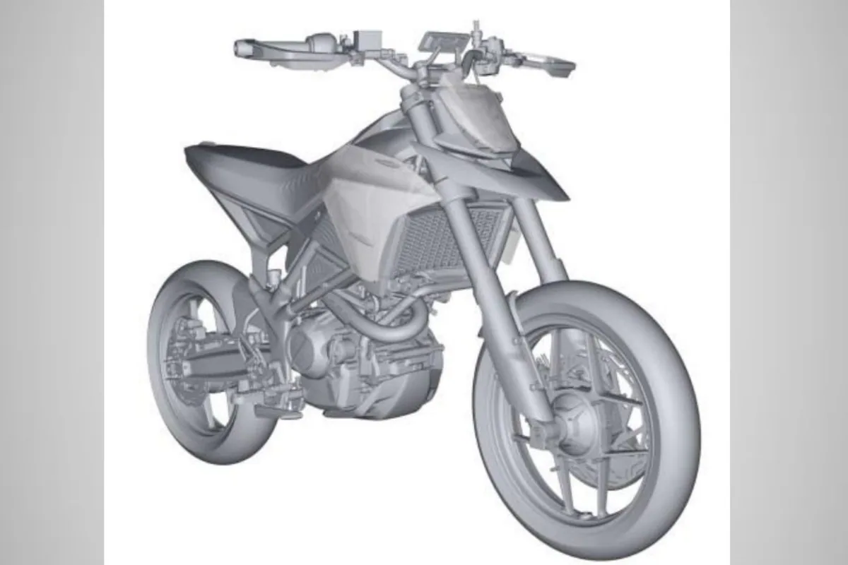 TVS RTS X 300 Supermoto Patented