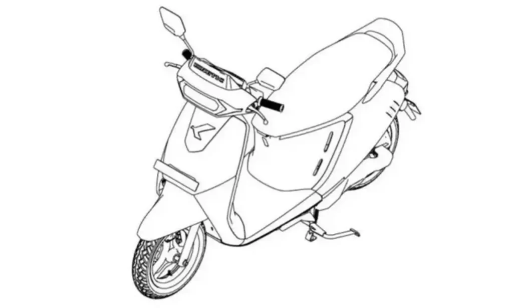 New Kinetic Electric Scooter patent