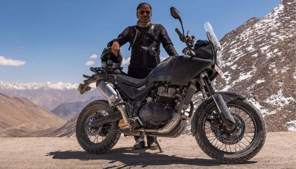 Royal Enfield Himalayan 750 & HIM-E Electric ADV Teased From Khardung La 2 RE Himalayan 750 Test Mule