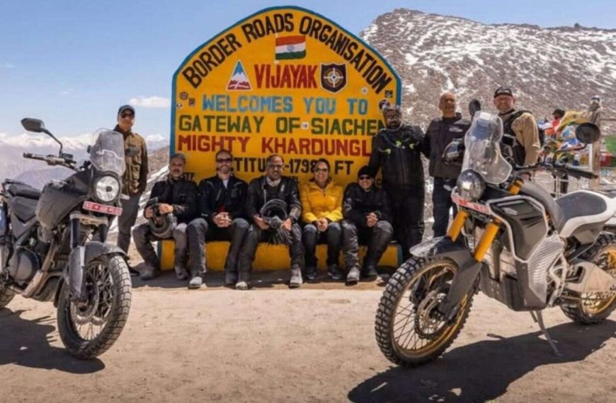 Royal Enfield Himalayan 750 & HIM E Electric ADV Teased From Khardung LaRoyal Enfield Himalayan 750 & HIM E Electric ADV Teased From Khardung La