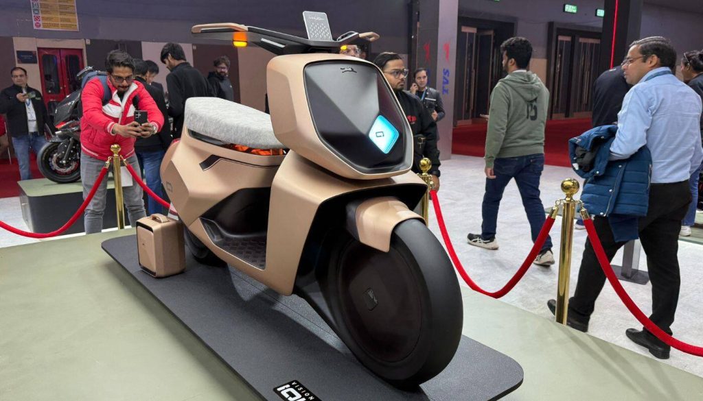 New TVS Electric Scooter to launch in FY26 1 Upcoming TVS Electric Scooter (For Representation Purposes only)