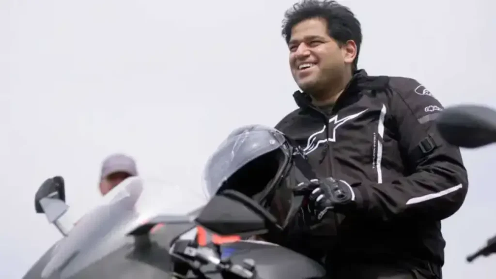 Upcoming Norton V4 Spotted Testing 1 Sudarshan Venu riding the Norton V4