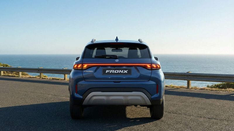 fronx rear connected led bar coastal shot