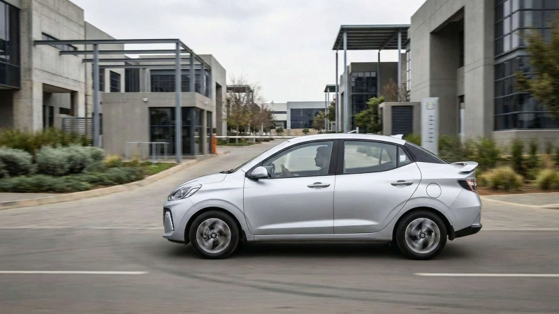 hyundai aura india side profile compact sedan design