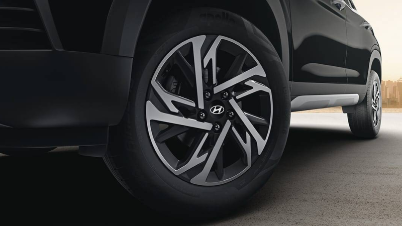 hyundai creta india alloy wheels 17 inch variants