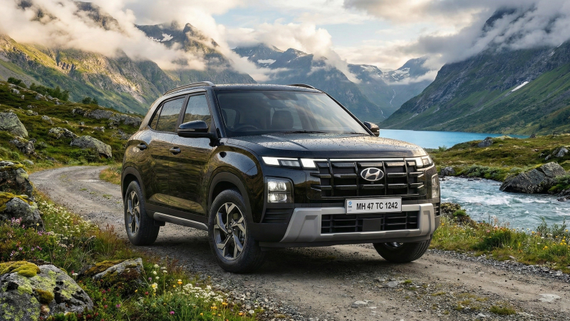 hyundai creta india mountain scenic view adventure suv