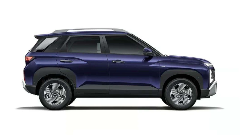 hyundai venue india side view ground clearance