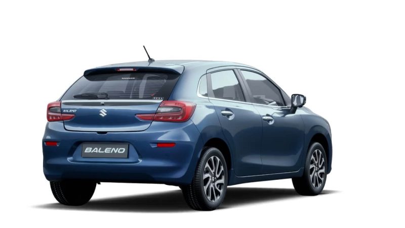 maruti baleno nexa blue pearl dual tone