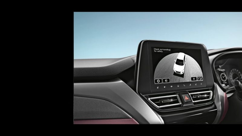 maruti fronx 360 degree camera parking view