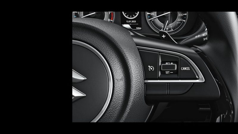 maruti fronx cruise control steering wheel