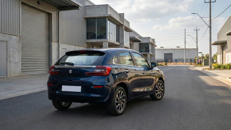 maruti suzuki baleno rear view boot space