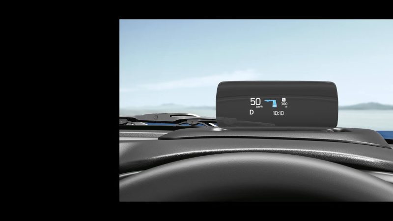 maruti suzuki fronx hud heads up display