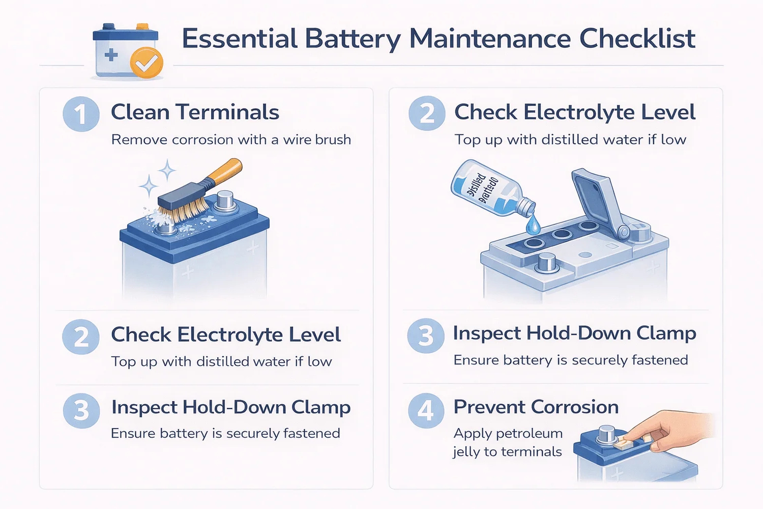 car battery maintenance tips india