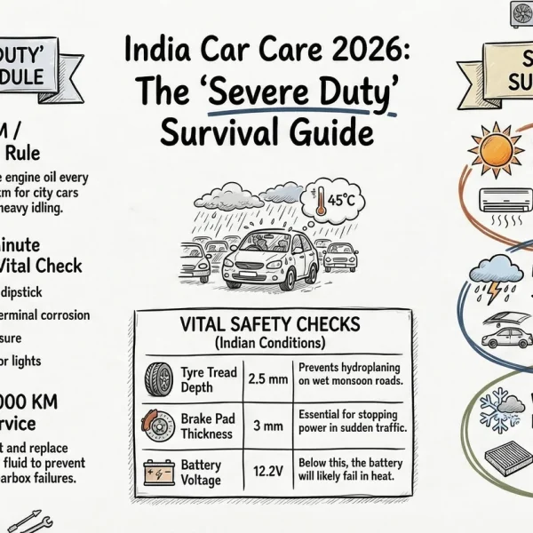 Car Maintenance Checklist 2026: The Complete India-Specific Guide