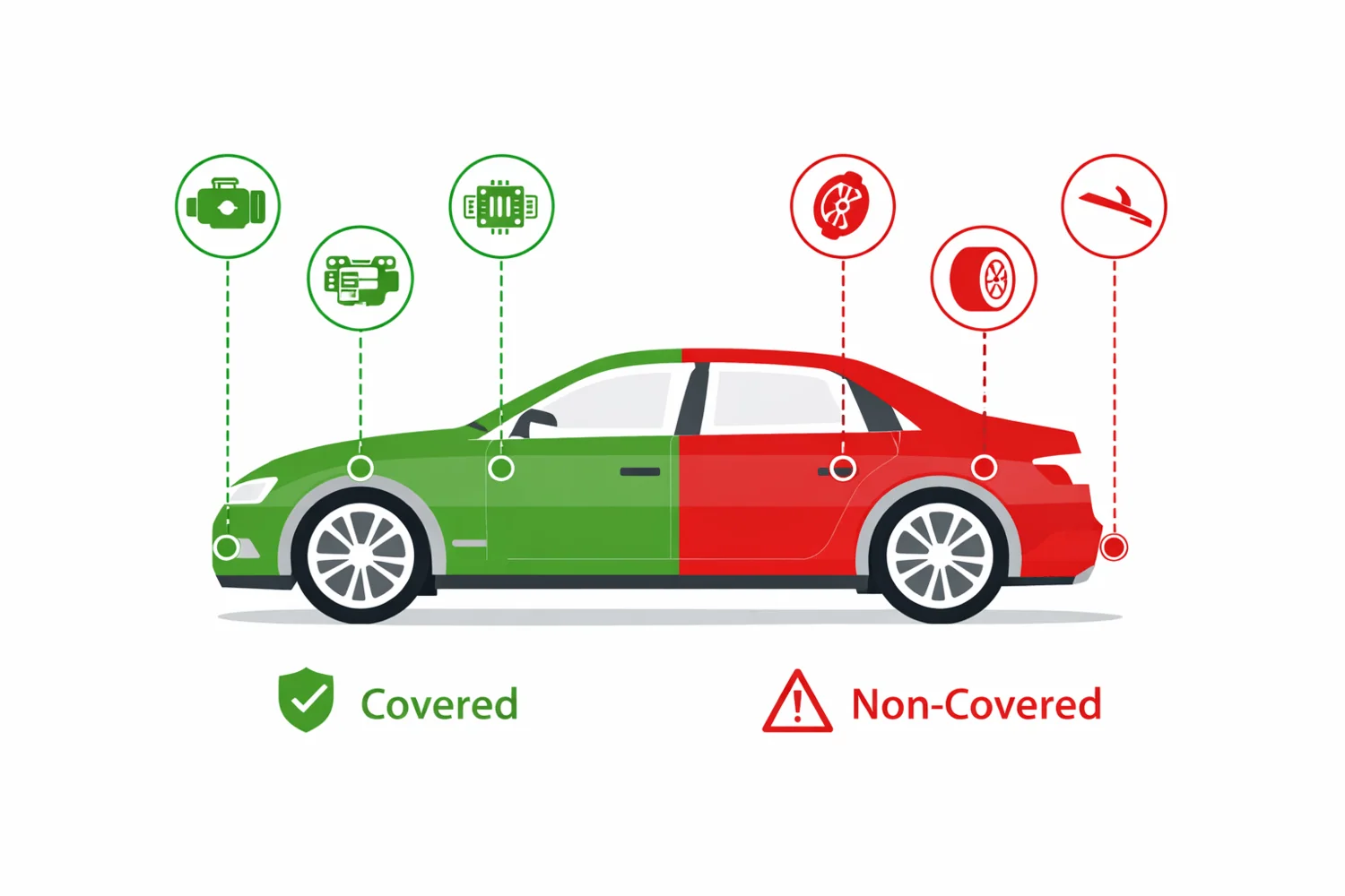 car warranty covered vs not covered car warranty covered vs not covered