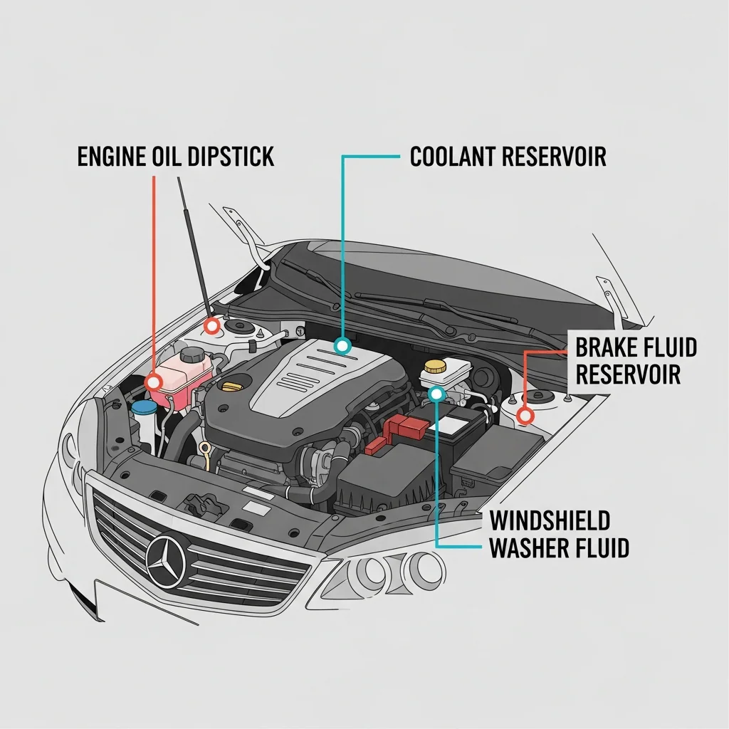 engine bay inspection checklist new car