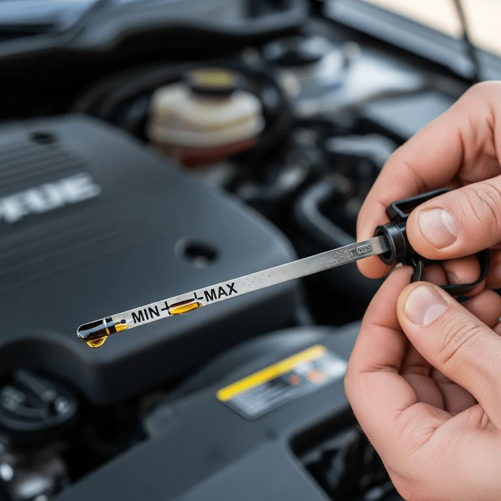 engine oil dipstick check monthly engine oil dipstick check monthly