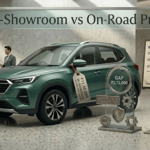Ex-Showroom vs On-Road Price in India: What You Actually Pay (2026)
