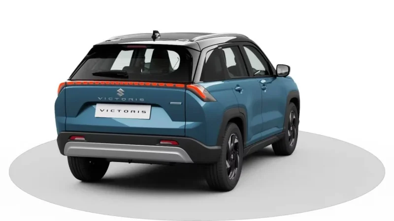 maruti suzuki victoris rear view boot space