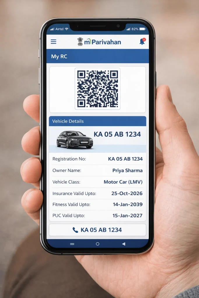 mparivahan virtual rc screenshot