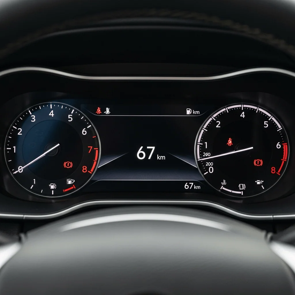 new car odometer reading acceptable km