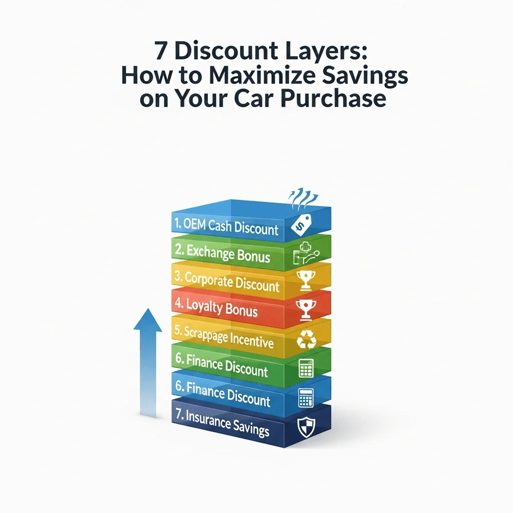 stack car discounts india seven types