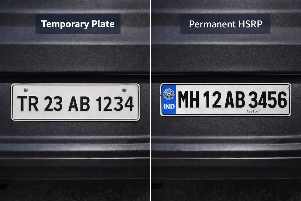temporary vs permanent registration india