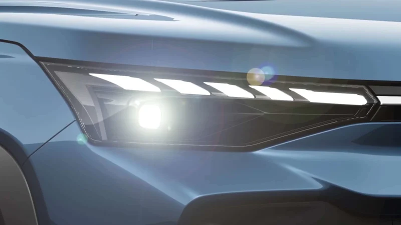 victoris bold cut led drl headlamp closeup