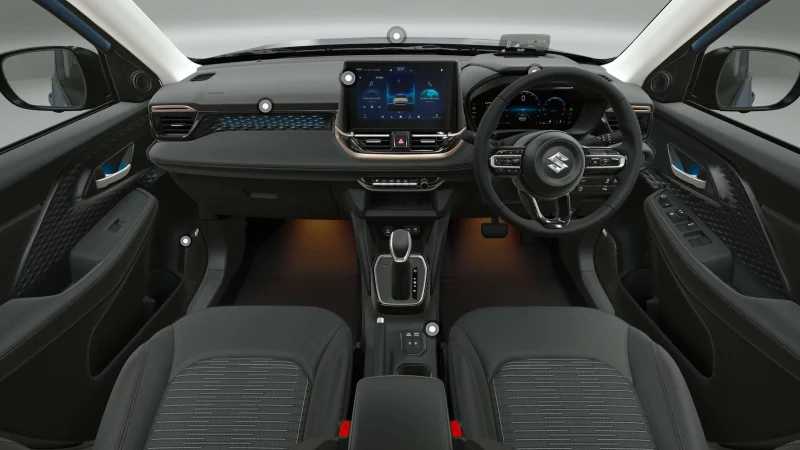 victoris interior dashboard panoramic ambient light