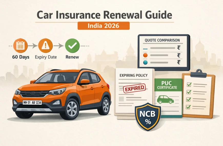 MotoMotar 7 Car Insurance Renewal Guide India 2026