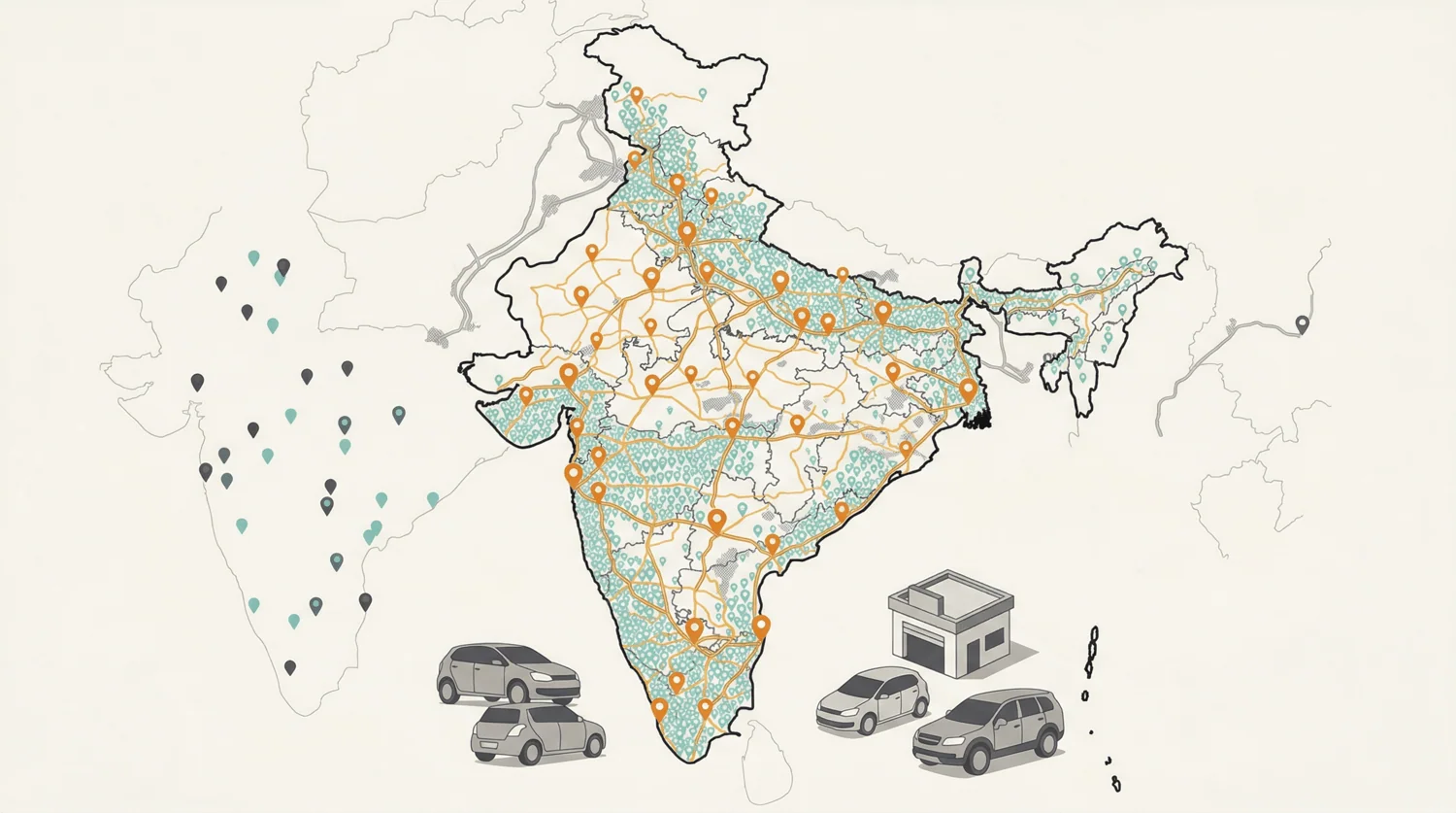 car maintenance cost by brand service network india