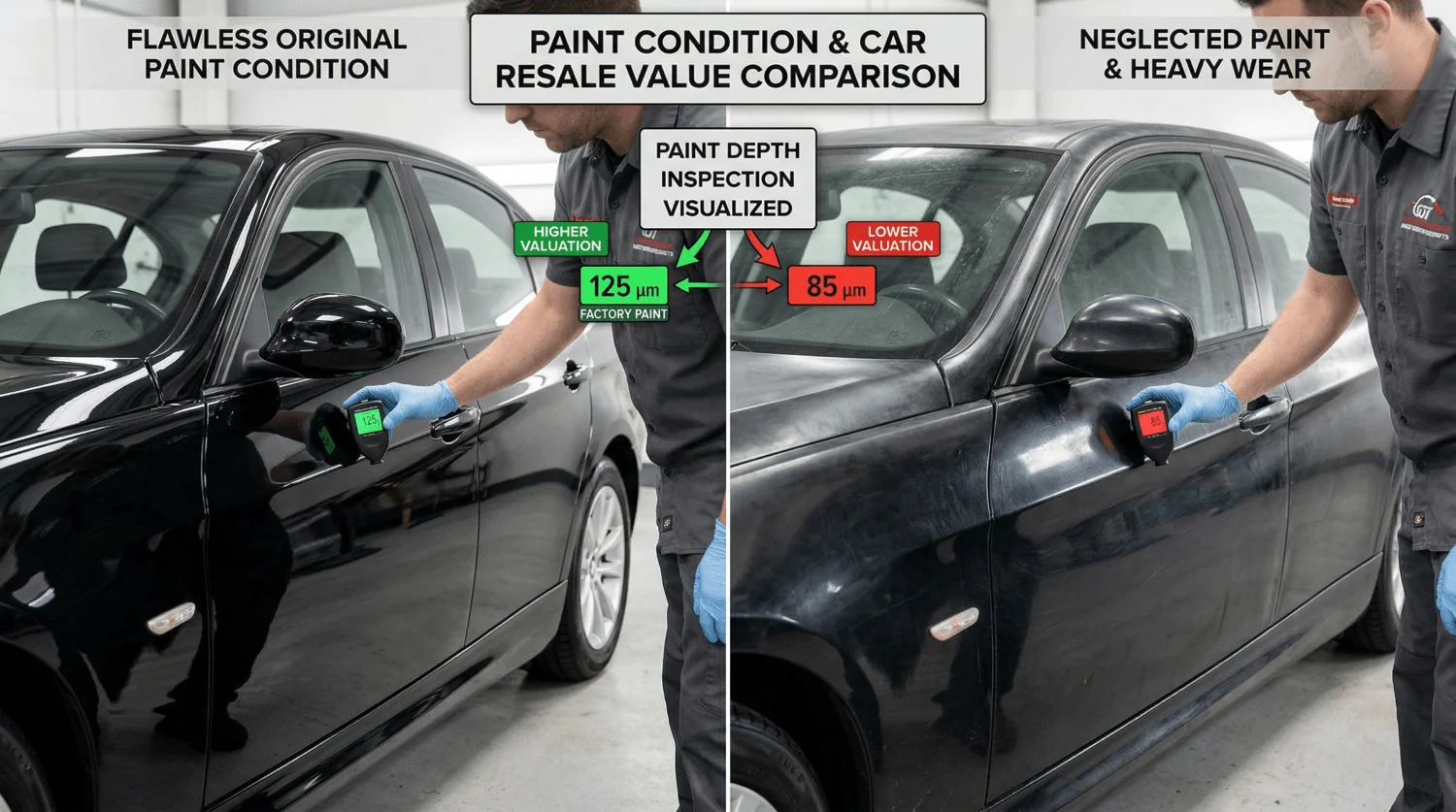 car paint resale value inspection