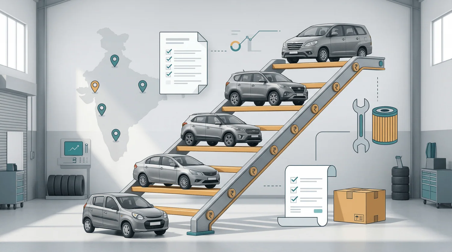 car service cost by brand india