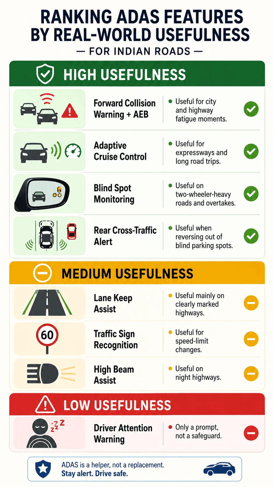 adas features ranked india