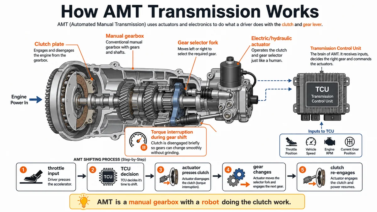 amt transmission working principle