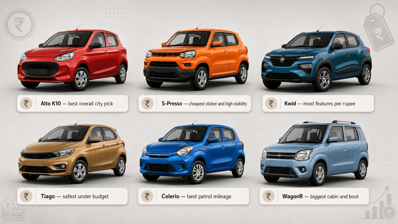 best cars under 5 lakhs india 2026 comparison motomotar.com
