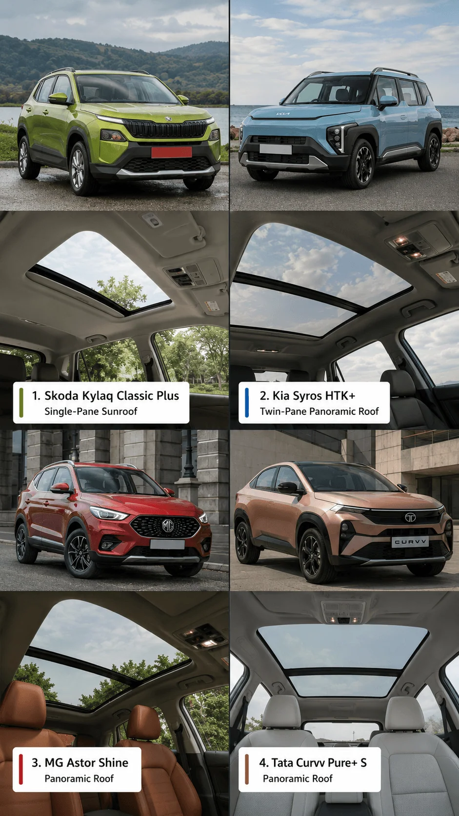best sunroof cars mid budget india motomotar.com