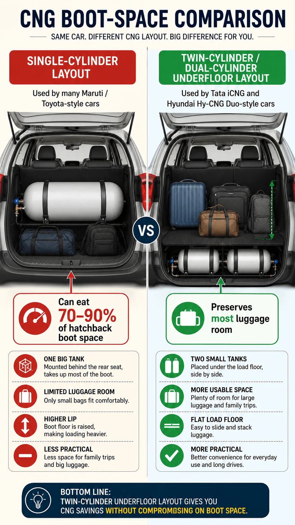 cng boot space single vs twin cylinder motomotar.com cng boot space single vs twin cylinder motomotar.com