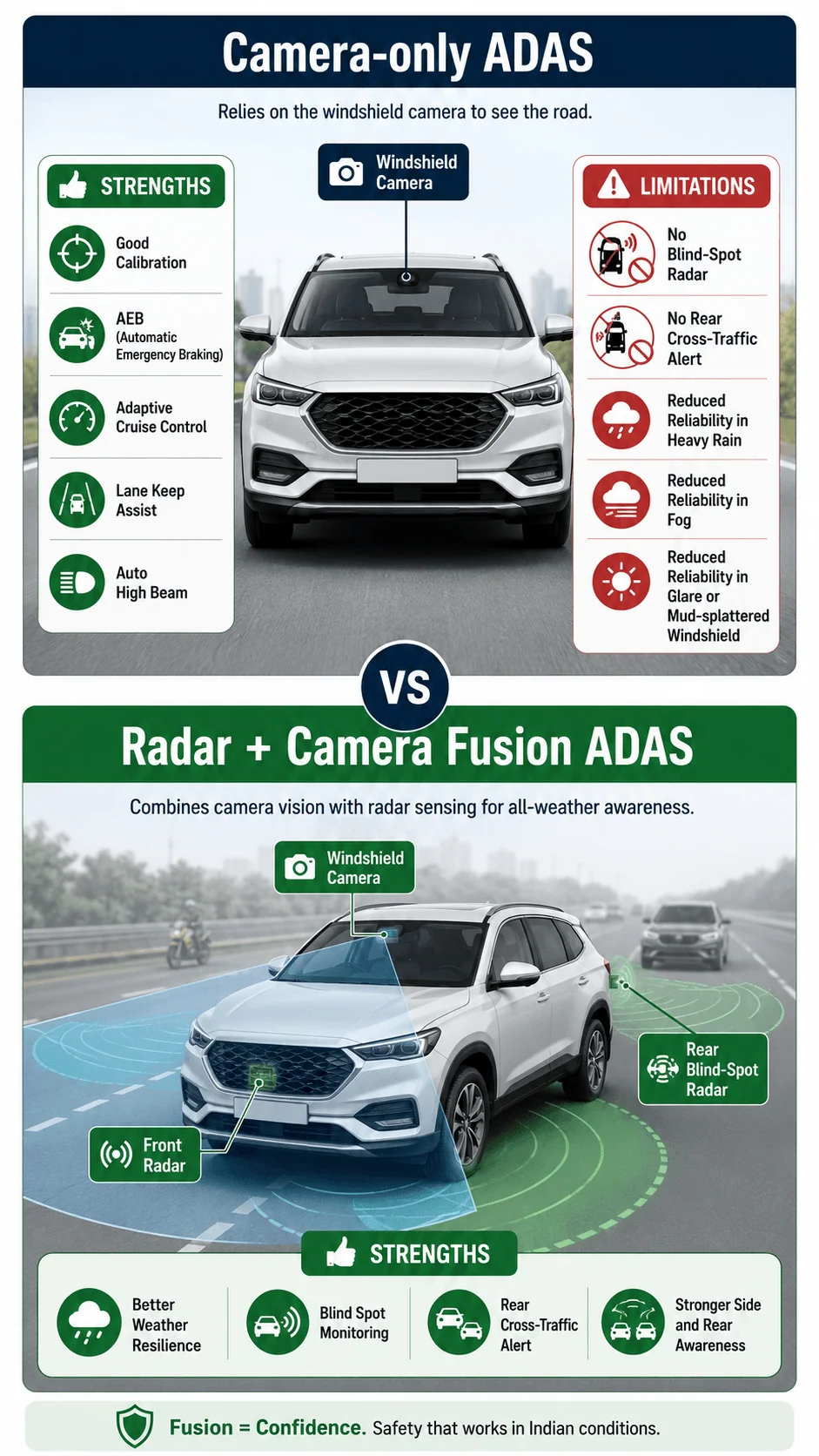 honda sensing vs radar adas comparison