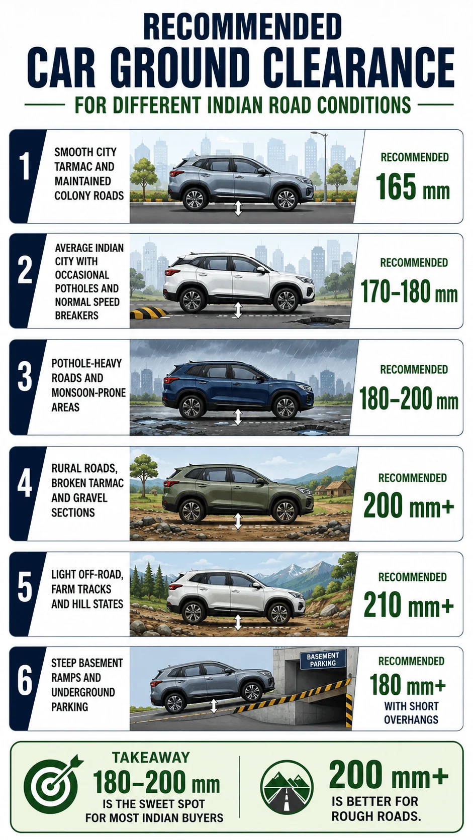 minimum ground clearance indian roads motomotar.com
